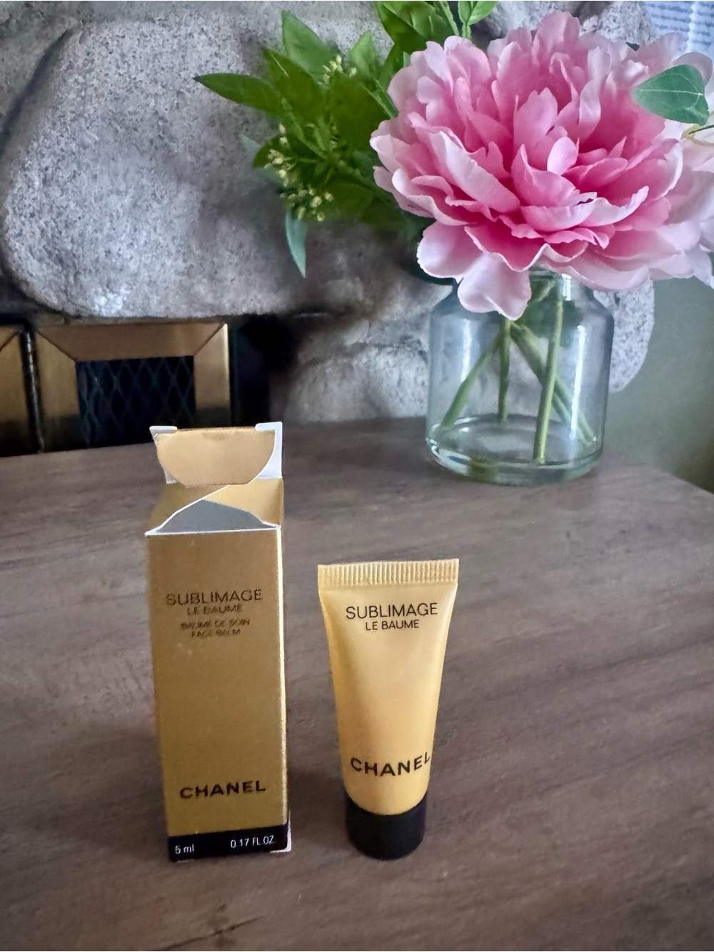 NWT CHANEL Sublimage Le Baume Mini - Gold and Black Tube